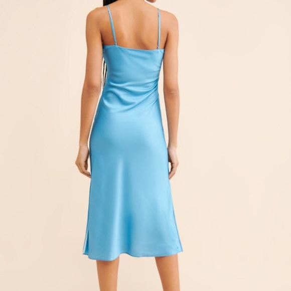 Tyler Mcgillivary size large  Blue Slip Dress with Horse Print - Picture 3 of 7